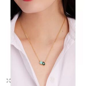 Kate Spade New York Showtime Double Stone Pendant Necklace